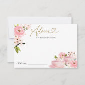 Blush Bridal Tea Party Beratung für die Bride Card Einladung (Vorderseite)
