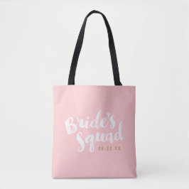 Blush Bride Squad Personalisierte Brautparty Tasch Tasche
