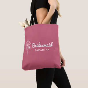 Blush Bridesmaid Vorschlag für eine Trauzeugin Ges Tasche