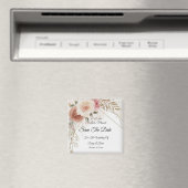 Blush Brown Save the Date Magnet Einladung (In Situ (Geschirrspüler))