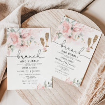 Blush Brunch und Brautdusche