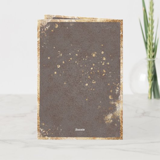 Blush Burgund Floral Wasserfarbe Rustikale Hochzei Einladung (Rückseite)