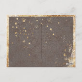 Blush Burgund Floral Wasserfarbe Rustikale Hochzei Postkarte (Rückseite)