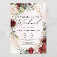 BLush burgundy Bachelorette
