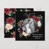 Blush Burgundy Foto Parco Civico-Ciani Save The Date (Vorne/Hinten)