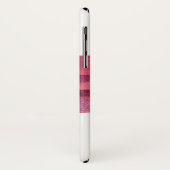 Blush & Burgundy Wasserfarbe Monogramm Case-Mate iPhone Hülle (Hinten/Links)