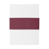 Blush Burgundy Wedding Invitation Bly Band (Rückseitenbeispiel)