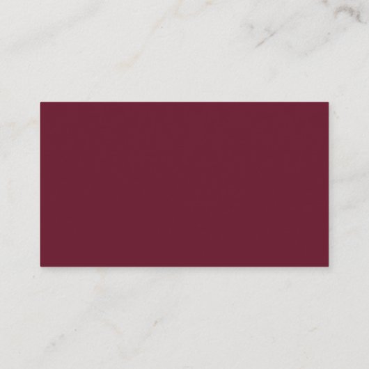 Blush Burgundy Wedding Website Beipackkarte Begleitkarte (Rückseite)