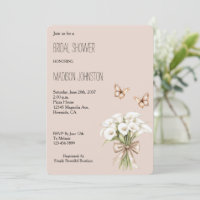 Blush Calla Lilly Floral Butterfells Brautparty