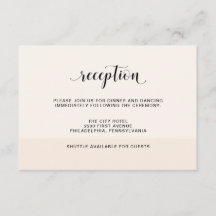 Blush Cascade | Feine Streifen Hochzeitsempfang