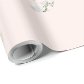 Blush Champagne Wedding Geschenkpapier (Rolleneckpunkt)