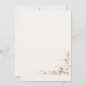 Blush Cherry Blossom Save the Date (Rückseite)