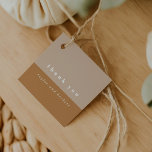 Blush Color Block Fevor Tags Geschenkanhänger<br><div class="desc">Moderne minimalistische Gaumenmarken mit kühnen Typografien und wunderschönen,  erdfarbenen und rot-rosa Farbblöcken.</div>