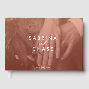 Blush Color Overlay-Foto Gästebuch