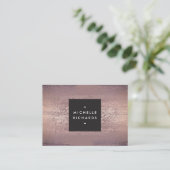 Blush Confetti Rain Muster Modernste Visitenkarte (Stehend Vorderseite)