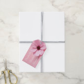 Blush Cosmos Floral Hochzeitsfeier Script Design Geschenkanhänger (Mit Garn)