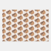 Blush Cream Oranges Fruit Christmas Geschenkpapier Set (Vorderseite 3)