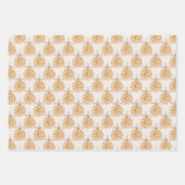 Blush Cream Oranges Fruit Christmas Geschenkpapier Set (Vorderseite)