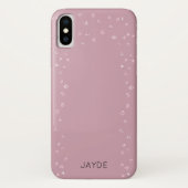Blush Crystal Confetti Handy Case (Rückseite)