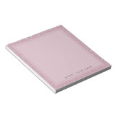 Blush Crystal Confetti Notepad 5.5" x 6" Notizblock (angewinkelt)