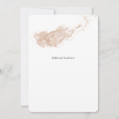 Blush D20 Tabletop RPG Fantasy Dice Wedding Einladung (Rückseite)