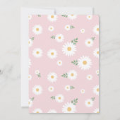 Blush Daisy Einladung zum 90. Geburtstag (Rückseite)