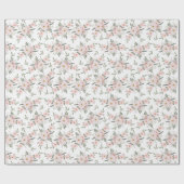 Blush Daisy Whisper Geschenkpapier (Flach)