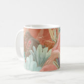 Blush Desert Bloom Watercolor Landscape Kaffeetasse (Vorderseite Links)