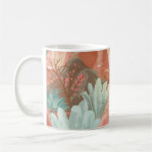 Blush Desert Bloom Watercolor Landscape Kaffeetasse (Links)