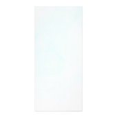 Blush Dusty Blue Watercolor Sukkulent Taufmenü Werbekarte (Hinten)