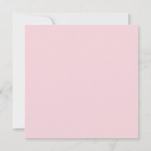 Blush Dusty Rose Wild Blume Garden Boho Wedding Einladung (Rückseite)