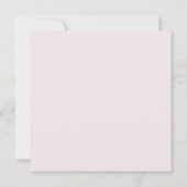 Blush Dusty Rose Wildblumen Garden Pink Wedding Einladung (Rückseite)