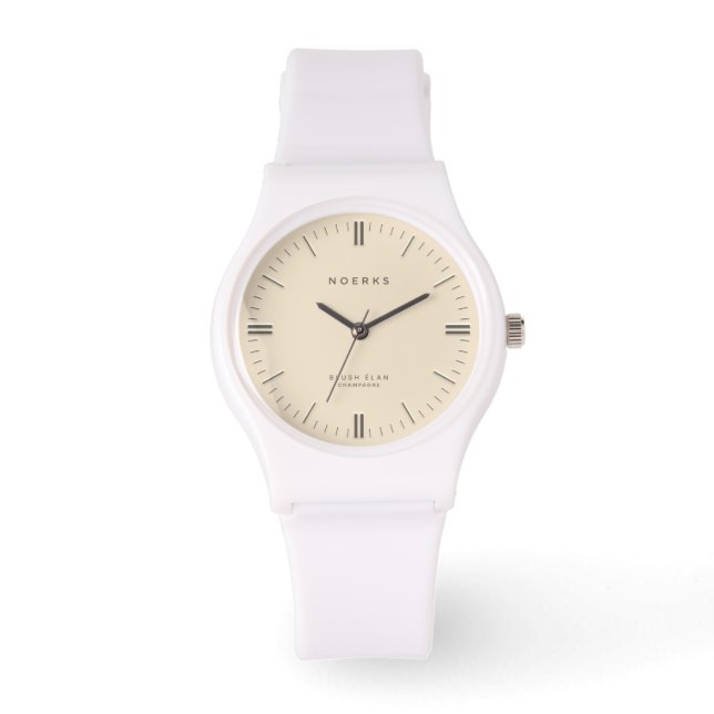 Blush Élan Minimalist Uhr - Champagner (Vorderseite)