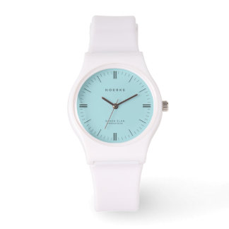 Blush Élan Minimalist Uhr - Puderblau