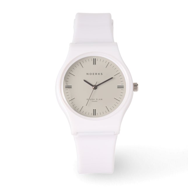 Blush Élan Minimalist Uhr - Taupe (Vorderseite)