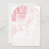 Blush Elegance Wedding Einladung (Rückseite)