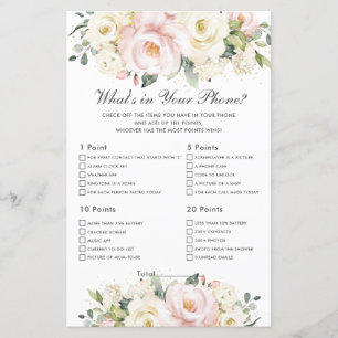 Blush Elfenbeinblume Was ist in deinem Handy Baby