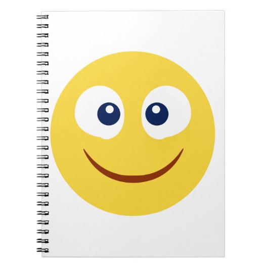 Blush Emoji Notizblock (Vorderseite)