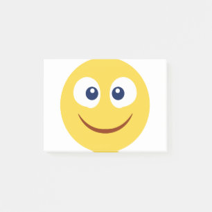 Blush Emoji Post-it Klebezettel