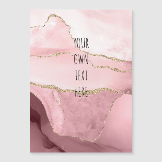 Blush | Erstellen Sie Ihre eigene Magnetkarte (Vorderseite)