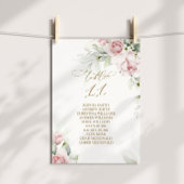 Blush & Eukalyptus Tischnummer 11 Sitzplan