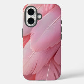 Blush Flamingo Feather Phone Case (Rückseite)