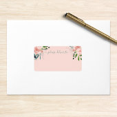 Blush Floral Bitte zum Hochzeitslabel liefern Adressaufkleber