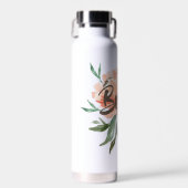 Blush Floral Bride Trinkflasche (Vorne)