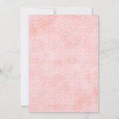 Blush Floral Butterfly Babydusche Einladung (Rückseite)