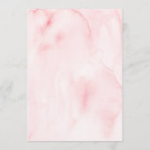 Blush Floral, der das Bride Game Printable kennt Einladung (Rückseite)