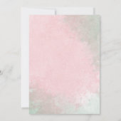 Blush Floral Girl Dusche danke (Rückseite)