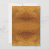 Blush Floral Gold Kalligraphie 50 Jahre Jubiläum Einladung (Rückseite)