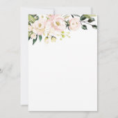 Blush Floral Mockup Einladung (Vorderseite)