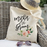 Blush floral mother of the groom tragetasche<br><div class="desc">blush floral mother of the groom wedding favor tote bags,  mother of the bride,  bridesmaids,  bride's mother,  groom's mother,  team bride,  wedding favors,  wedding tote bags,  wedding gift bag,  wedding party,  rustic weddings,  rustic floral,  peony,  flower,  floral, </div>
